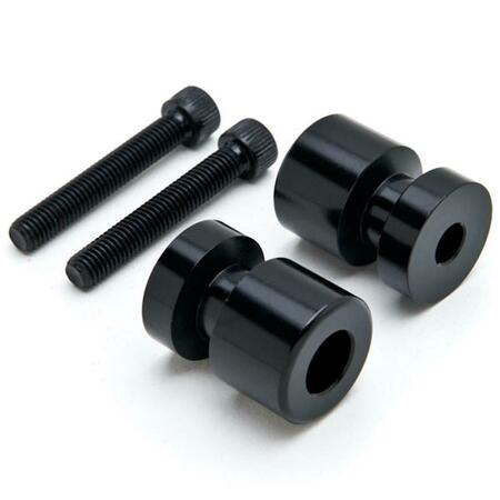 KRATOR 8 mm Swingarm Spools Sliders Motorcycle Bobbins, Black SA010-B